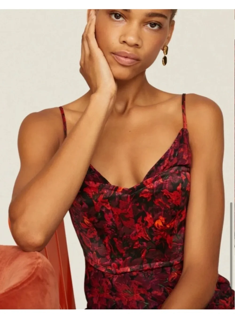 cinq a sept Stargazer Lilies Glenda Gown - Picture 5 of 6